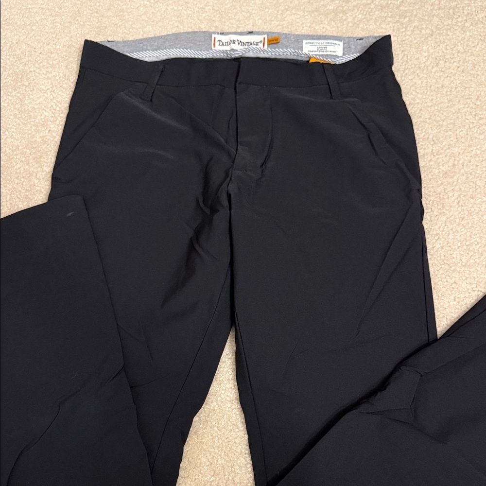 Tailor Vintage Men's Dark Navy Chinos